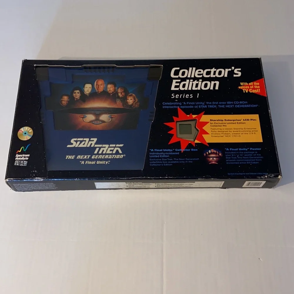 Spectrum HoloByte 1994 Star Trek Collector’s Edition Series 1 Interactive CD-Rom